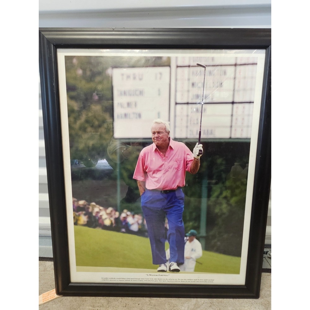 ARNOLD PALMER 21x17 - A Masters Farewell Framed